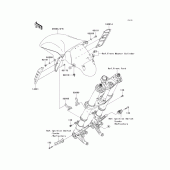 Схема узла: Переднее крыло для Kawasaki ZX1400 Ninja ZX-14
