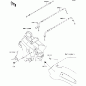 Схема узла: Тросики для Kawasaki VN1700 VN1700 Classic Tourer ABS