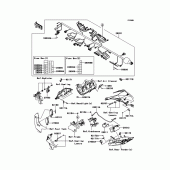 Схема узла: Электрооборудование для Kawasaki ZX1000 Ninja ZX-10R