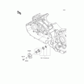 Схема узла: Водяной насос для Kawasaki VN1700 VN1700 Classic