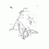 Схема вузла: Рама для Kawasaki KLX250 D-Tracker X