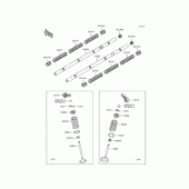Схема узла: Клапан для Kawasaki ZR1200 ZRX1200 DAEG