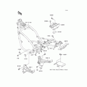 Схема вузла: Кріплення для Kawasaki ER500 ER-5
