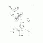 Схема вузла: Олійний охолоджувач для Kawasaki ZG1000 Concours