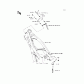 Схема вузла: Ignition system для Kawasaki KX250/ KX252 KX250F