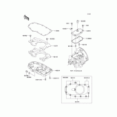 Схема вузла: Масляний піддон для Kawasaki EJ650 W650