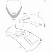 Схема вузла: Decals(silver)(a6f) для Kawasaki EX650 Ninja 650