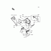 Схема вузла: Taillight(s) для Kawasaki EN650 Vulcan S ABS SE