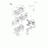 Схема вузла: Meter(s) для Kawasaki ZX600 GPX600R