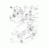 Схема вузла: Starter motor для Kawasaki VN900 VN900 Classic