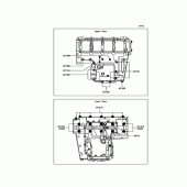 Схема вузла: Болти картера двигуна для Kawasaki ZR800 Z800 ABS