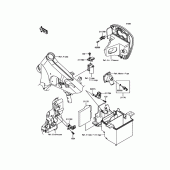 Схема вузла: Fuel Injection для Kawasaki VN900 Vulcan 900 Classic LT