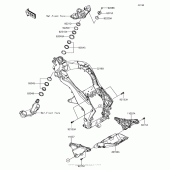 Схема узла: Рама для Kawasaki ZX1000 Ninja 1000 ABS