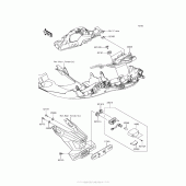 Схема вузла: Taillight(S) для Kawasaki ZX1000 Ninja ZX-10R