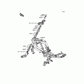 Схема вузла: Рама для Kawasaki EX650 ER-6F ABS
