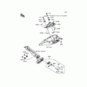 Схема вузла: Taillight(s) для Kawasaki ZR1000 Z1000 ABS