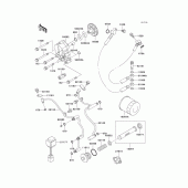 Схема узла: Масляный насос для Kawasaki VN1500 VN1500 Drifter