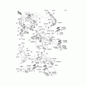 Схема вузла: Підніжки для Kawasaki EX400 Ninja 400R ABS