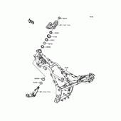 Схема узла: Рама для Kawasaki ER300 Z300 ABS