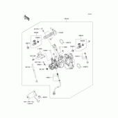 Схема вузла: Throttle для Kawasaki EX250 Ninja 250R