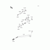 Схема вузла: Перемикач передач для Kawasaki EJ650 W650