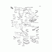 Схема вузла: Decals(zg1200-b17) для Kawasaki ZG1200 Voyager XII