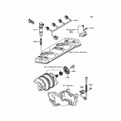 Схема вузла: Ignition System для Kawasaki ZX1400 Ninja ZX-14R ABS