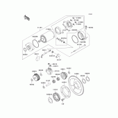 Схема узла: Starter motor для Kawasaki KL650 KLR650