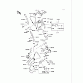 Схема узла: Распредвал & Цепь ГРМ & Натяжитель для Kawasaki VN750 Vulcan 750