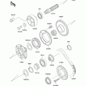 Схема вузла: Generator shaft для Kawasaki ZX750 Ninja ZX-7RR