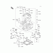 Схема вузла: Головка циліндра для Kawasaki KLX250 KLX250SR