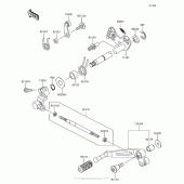 Схема узла: Переключатель передач для Kawasaki ZX1000 Ninja 1000 ABS