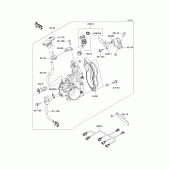 Схема вузла: Throttle для Kawasaki KX450 KX450F