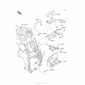 Схема вузла: Battery Case для Kawasaki ZX1400 Ninja ZX-14R ABS