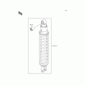 Схема вузла: Амортизатор для Kawasaki KL650 KLR650