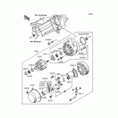 Схема вузла: Генератор для Kawasaki ZR1200 ZRX1200R