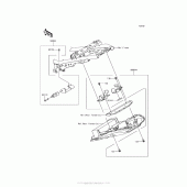 Схема вузла: Аксесуари (U-Lock Bracket Etc.) для Kawasaki ER650 Z650