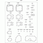 Схема вузла: Gasket kit для Kawasaki VN800 Vulcan 800 Classic