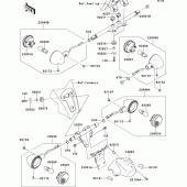 Схема вузла: Turn signals(b9f-bbf) для Kawasaki VN1700 VN1700 Voyager ABS