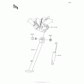 Схема вузла: Stand(S) для Kawasaki KLX140 KLX140