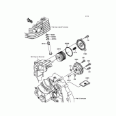 Схема вузла: Масляний насос для Kawasaki KLX125 D-Tracker