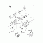 Схема вузла: Масляний насос для Kawasaki ZX600 Ninja ZX-6R