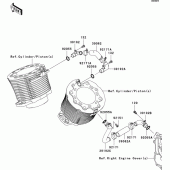 Схема узла: Cooling для Kawasaki VN2000 VN2000 Classic