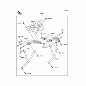 Схема вузла: Аксесуари (Top Case Bracket) для Kawasaki ER650 ER-6N