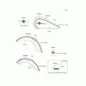 Схема узла: Decals(red/black)(d8f) для Kawasaki VN900 Vulcan 900 Classic LT