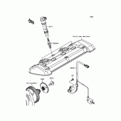 Схема вузла: Ignition System для Kawasaki ZR800 Z800 ABS