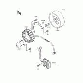 Схема вузла: Генератор для Kawasaki VN400 Vulcan Drifter