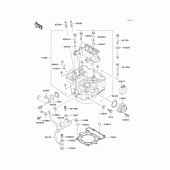 Схема вузла: Головка циліндра для Kawasaki KLX300R