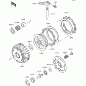 Схема вузла: Зчеплення для Kawasaki ZR750 Zephyr