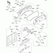 Схема вузла: Taillight(s) для Kawasaki EL250 Eliminator 252